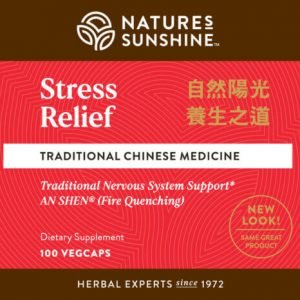 Etiqueta de Nature's Sunshine Stress Relief