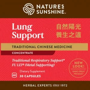 Etiqueta de Nature's Sunshine Lung Support