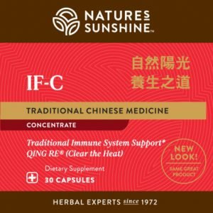 Etiqueta de Nature's Sunshine IF-C TCM