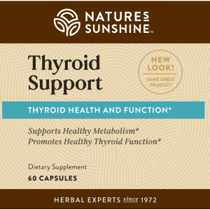 Etiqueta de Nature's Sunshine Thyroid Support