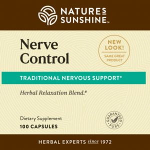 Etiqueta de Nature's Sunshine Nerve Control