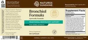 Etiqueta de la Fórmula Bronquial