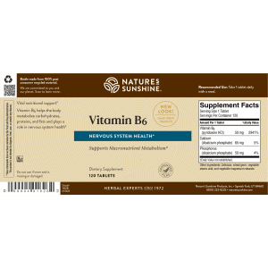 Nature's Sunshine Vitamina B6