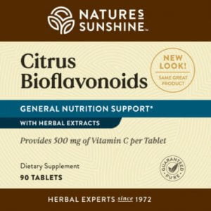 Etiqueta de Nature's Sunshine Citrus Bioflavonoids