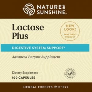 Etiqueta de Nature's Sunshine Lactase Plus