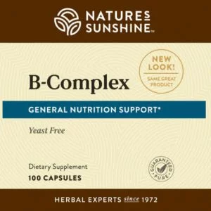 Nature's Sunshine B-Complex Label