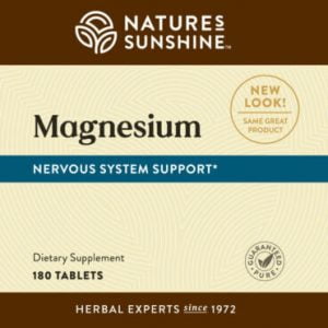 Etiqueta de Nature's Sunshine Magnesio