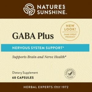 Etiqueta de Nature's Sunshine GABA plus