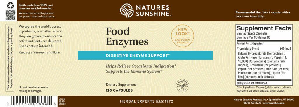 Food Enzymes by Nature's Sunshine