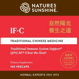 Etiqueta de Nature's Sunshine IF-C