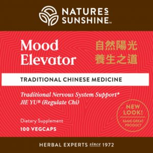 Etiqueta de Nature's Sunshine Mood Elevator