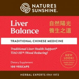 Etiqueta de Nature's Sunshine Liver Balance