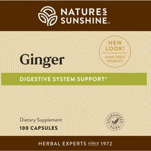 Etiqueta de jengibre de Nature's Sunshine