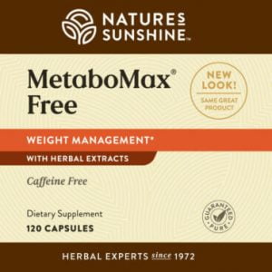 Etiqueta de Nature's Sunshine MetaboMax