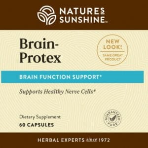 Etiqueta de Nature's Sunshine Brain Protex