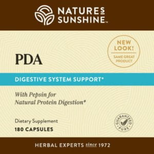 Etiqueta PDA de Nature's Sunshine