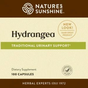 Nature's Sunshine Hydrangea Label