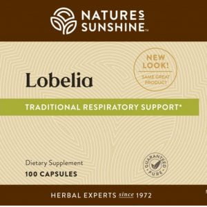 Etiqueta de Nature's Sunshine Lobelia