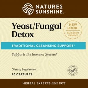 Etiqueta de Nature's Sunshine Yeast Fungal Detox