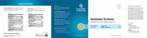 Etiqueta de Nature's Sunshine Immune System