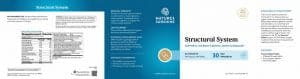 Etiqueta del sistema estructural de Nature's Sunshine