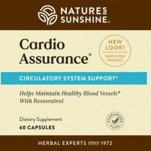 Nature's Sunshine Cardio Assurance Etiqueta