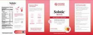 Etiqueta Solstic Revive de Nature's Sunshine