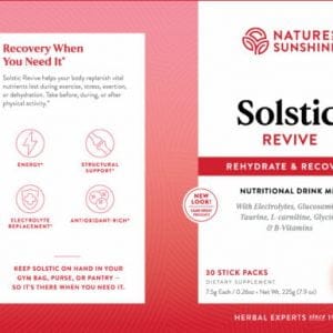 Etiqueta Solstic Revive de Nature's Sunshine