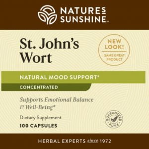 Etiqueta de Nature's Sunshine St. Johns Wort