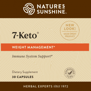 Etiqueta de Nature's Sunshine 7-Keto