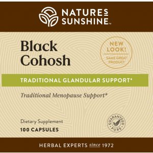 Etiqueta de Nature's Sunshine Black Cohosh