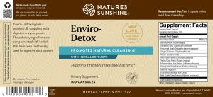 Etiqueta Enviro-Detox de Nature's Sunshine