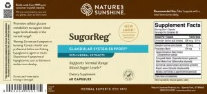 Etiqueta NatureReg de Nature's Sunshine