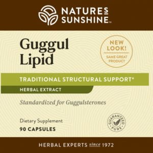 Nature's Sunshine Guggul Lipid Label