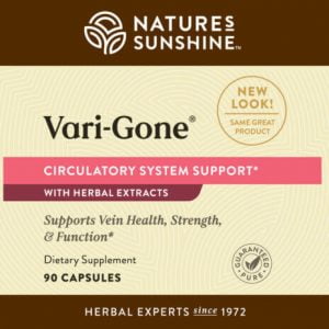 Etiqueta de Nature's Sunshine Vari-Gone