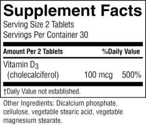 Vitamin D3 60