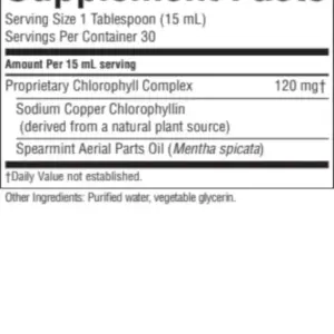Chlorophyll, Liquid ES