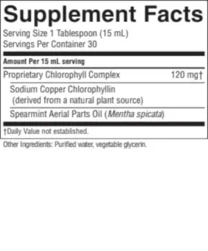 Chlorophyll, Liquid ES