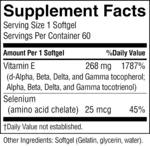 Vitamin E Complete 60