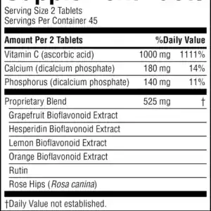 Bioflavonoides cítricos (vitamina C)