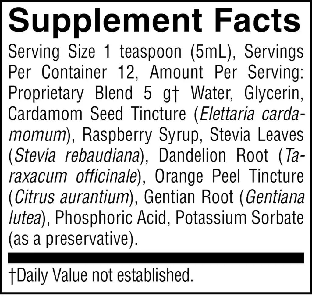 Tónico amargo digestivo