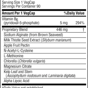 Desintoxicación de metales pesados
