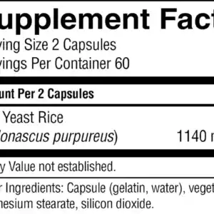 Arroz con levadura roja