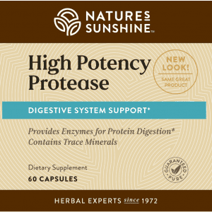 Etiqueta de Nature's Sunshine Hight Potency Protease