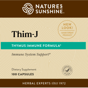 Etiqueta de Nature's Sunshine Thim-J