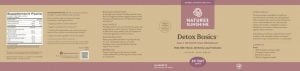 Etiqueta de Nature's Sunshine Detox Basics