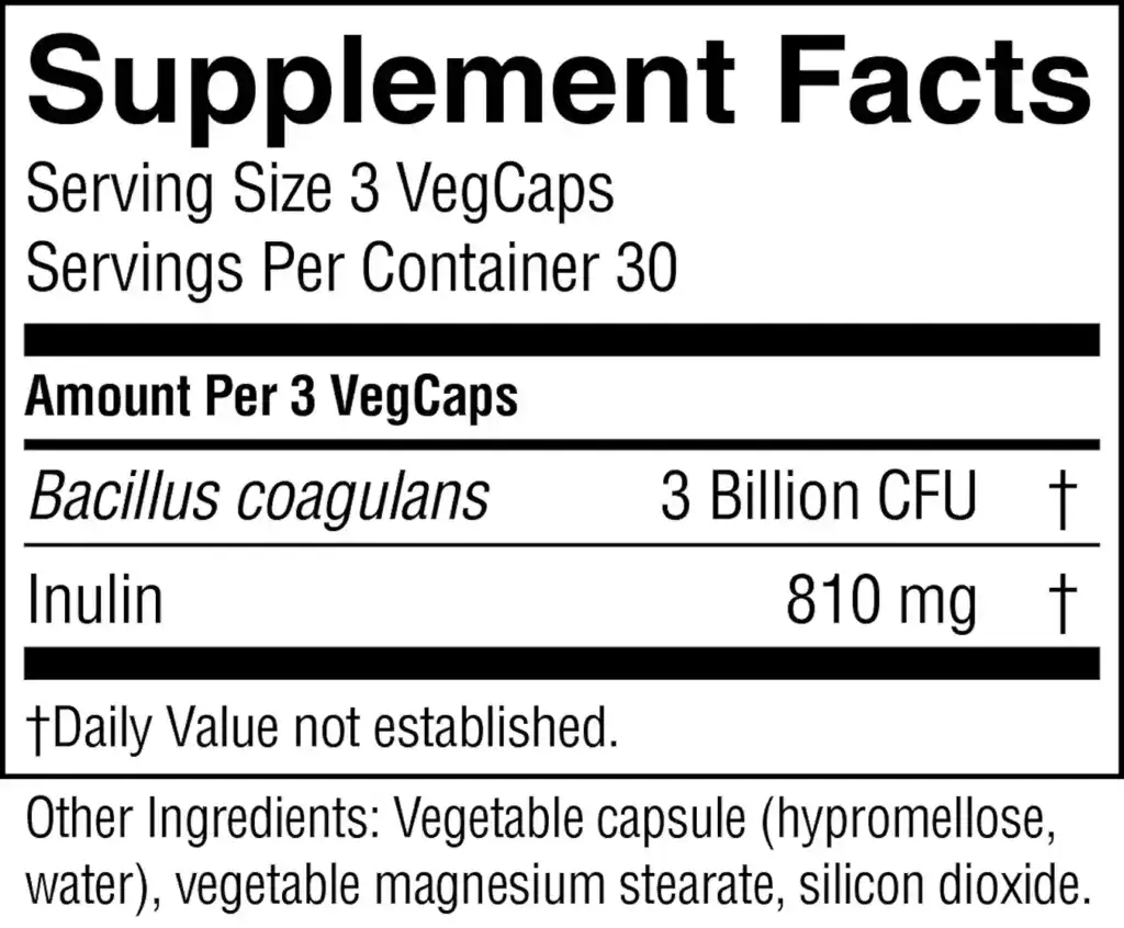 Bacillus Coagulans, NutriBiome