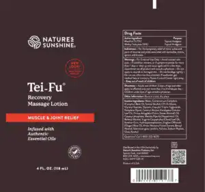 Tei-Fu Recovery Massage Lotion