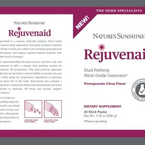 Natures Sunshine Rejuvenaid Product Label