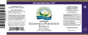 Nature's Sunshine Golden Seal Label